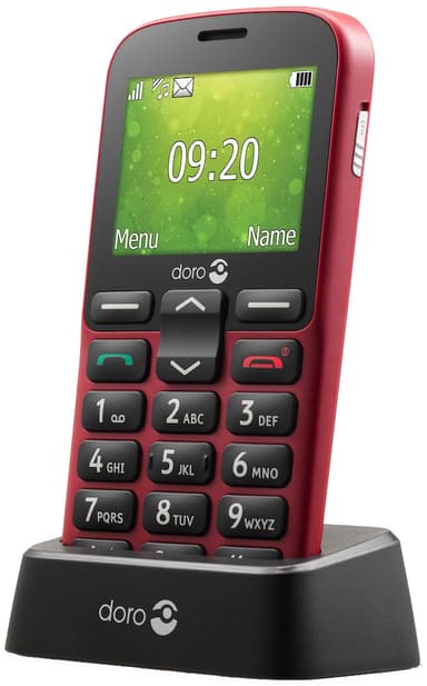 Doro 1385 mobiltelefon (rød) - 2G