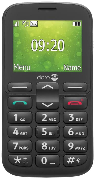 Doro 1385 mobiltelefon (sort) - Kun 2G