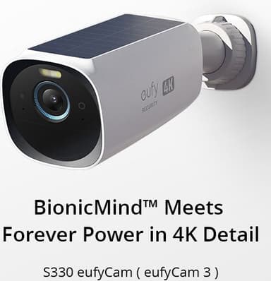 Eufy eufyCam 3 S330 sikkerhetskamera (add-on)