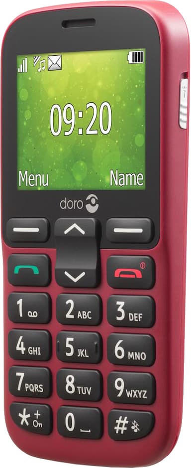 Doro 1385 mobiltelefon (rød) - 2G