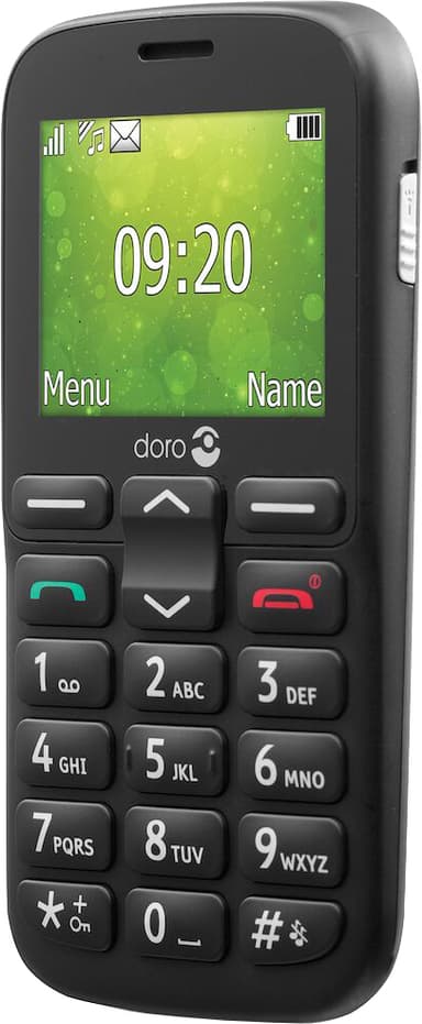 Doro 1385 mobiltelefon (sort) - 2G