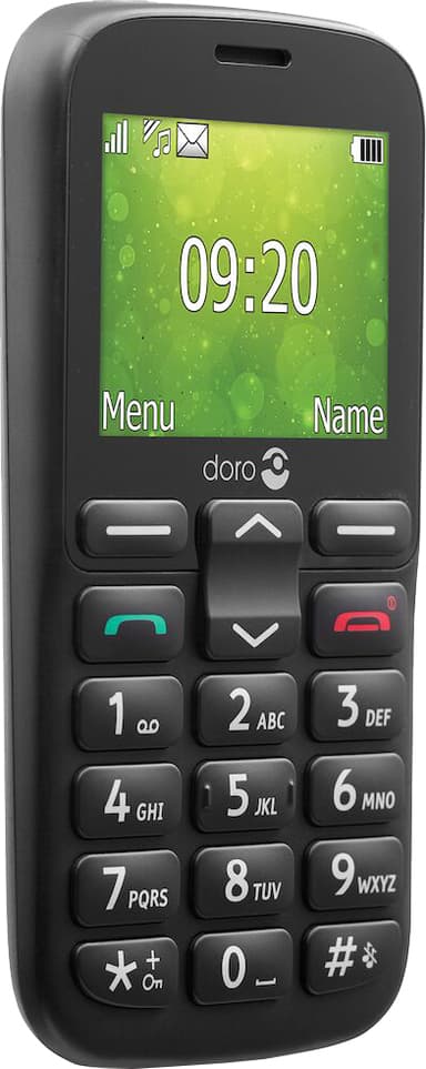 Doro 1385 mobiltelefon (sort) - 2G