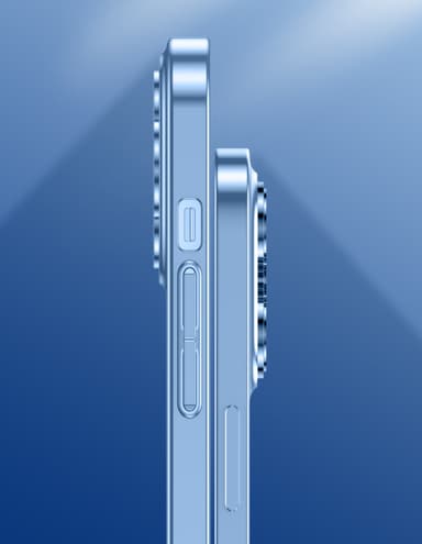 Telefonveske med Lens Protector MagSafe ladestøtte Blå iPhone 12 Pro