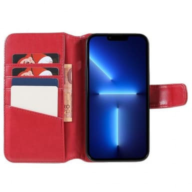Nordic Covers iPhone 14 Pro Max Etui Essential Leather Poppy Red