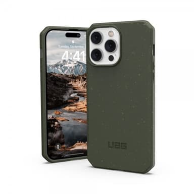 Urban Armor Gear (UAG) iPhone 14 Pro Max Deksel Outback Biodegradable Cover Olive