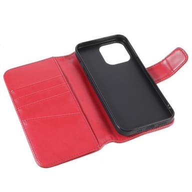 Nordic Covers iPhone 14 Pro Max Etui Essential Leather Poppy Red