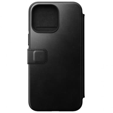 NOMAD iPhone 14 Pro Max Etui Modern Leather Folio Horween Svart