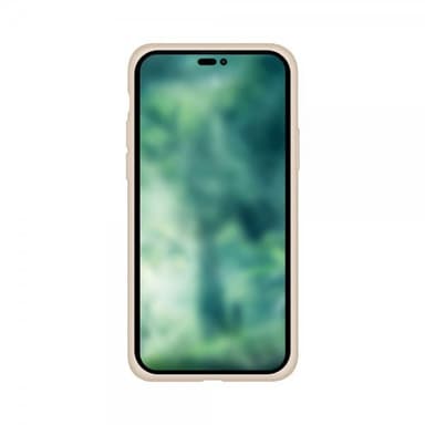 XQISIT iPhone 14 Pro Max Deksel Silicone Case Sand