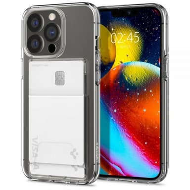 Spigen iPhone 14 Pro Deksel Crystal Slot Dual Crystal Clear