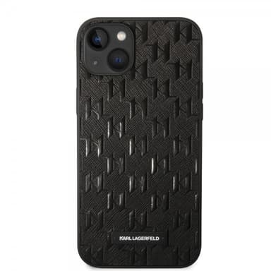 Karl Lagerfeld iPhone 14 Plus Deksel Saffiano Monogram Svart