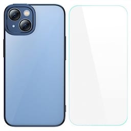 Baseus iPhone 14 Plus Deksel Glitter Series Blå