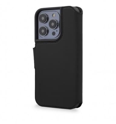 Decoded iPhone 14 Pro Max Etui Leather Wallet Case Svart