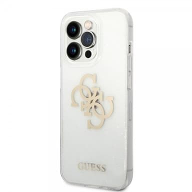 Guess iPhone 14 Pro Deksel Full Glitter Transparent