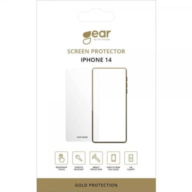 Gear iPhone 14 Skjermbeskytter 2.5D