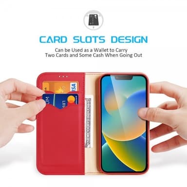 DUX DUCIS iPhone 14 Plus Etui Hivo Series Rød