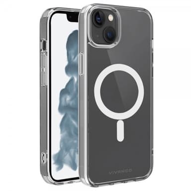 Vivanco iPhone 14 Deksel Mag Steady Transparent Klar