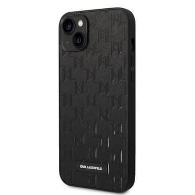 Karl Lagerfeld iPhone 14 Plus Deksel Saffiano Monogram Svart