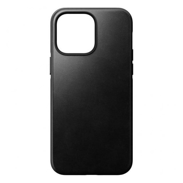 NOMAD iPhone 14 Pro Max Deksel Modern Leather Case Horween Svart