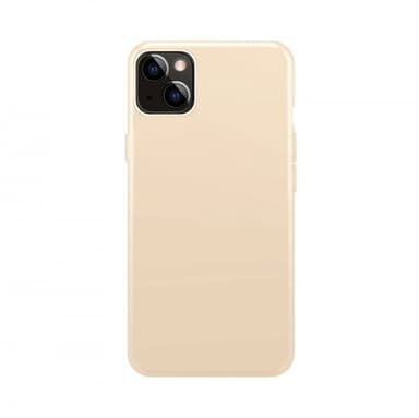 XQISIT iPhone 14 Plus Deksel Silicone Case Sand