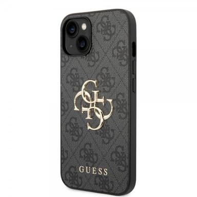 Guess iPhone 14 Plus Deksel Big Metal Logo Grå