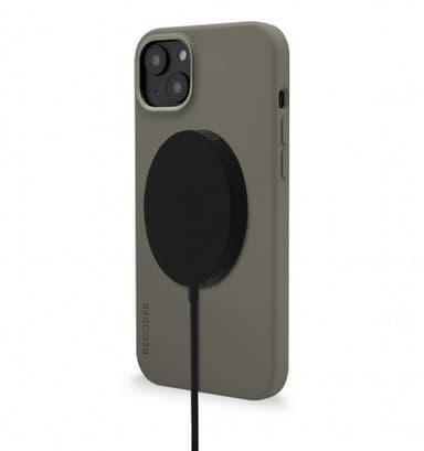 Decoded iPhone 14 Plus Deksel Silicone Backcover Olive