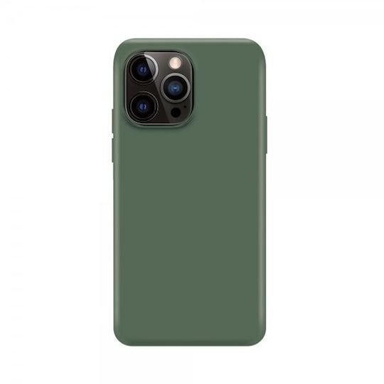 XQISIT iPhone 14 Pro Max Deksel Silicone Case Grønn