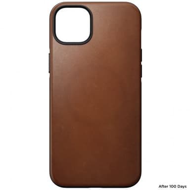 NOMAD iPhone 14 Plus Deksel Modern Leather Case English Tan
