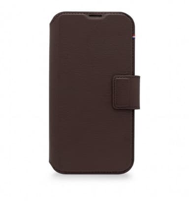 Decoded iPhone 14 Pro Max Etui Leather Wallet Case Brun