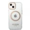 Guess iPhone 14 Plus Deksel Transparent MagSafe Gull Transparent