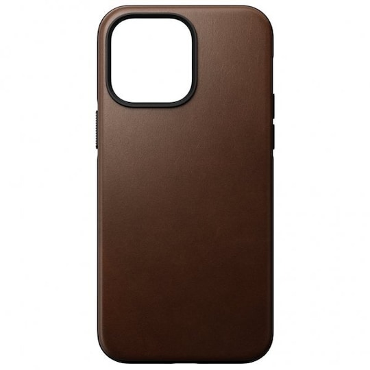 NOMAD iPhone 14 Pro Max Deksel Modern Leather Case Brun