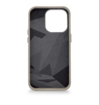 Decoded iPhone 14 Pro Deksel Leather Embossed Backcover Clay