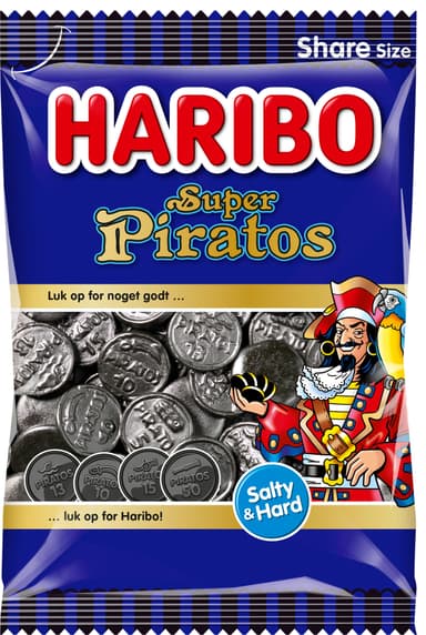 Haribo Super Piratos godteri 1896