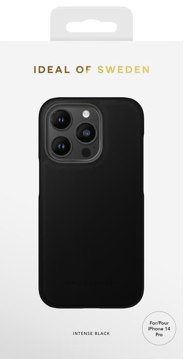 IDEAL OF SWEDEN Intense iPhone 14 Pro deksel (intens sort)