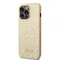Guess iPhone 14 Pro Deksel Glitter Flakes Metal Logo Gull