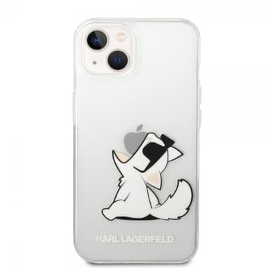 Karl Lagerfeld iPhone 14 Plus Deksel Fun Choupette Transparent