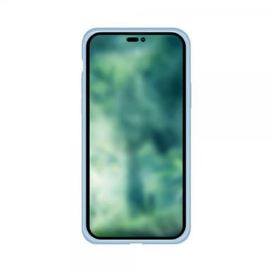 XQISIT iPhone 14 Pro Max Deksel Silicone Case Mørkeblå