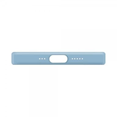 XQISIT iPhone 14 Pro Max Deksel Silicone Case Mørkeblå