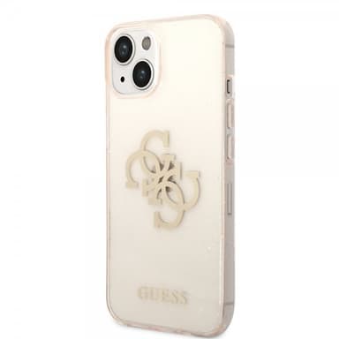 Guess iPhone 14 Plus Deksel Full Glitter Gull