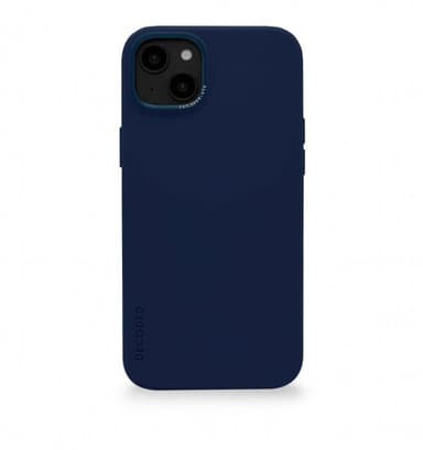 Decoded iPhone 14 Plus Deksel Silicone Backcover Navy Peony