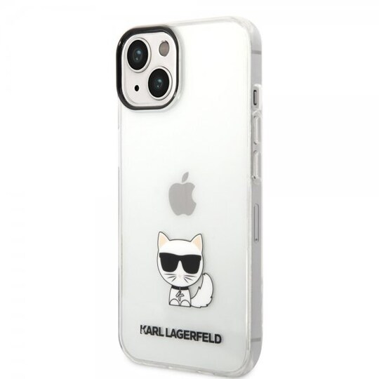 Karl Lagerfeld iPhone 14 Plus Deksel Printed Choupette Transparent