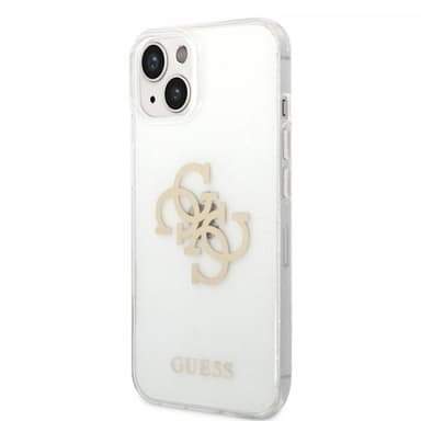 Guess iPhone 14 Deksel Full Glitter Transparent