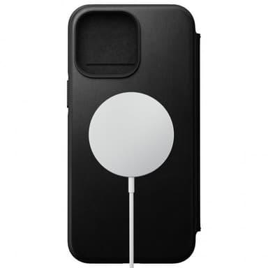 NOMAD iPhone 14 Pro Max Etui Modern Leather Folio Svart