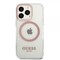 Guess iPhone 13 Pro Deksel Transparent MagSafe Rosa Transparent