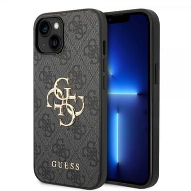 Guess iPhone 14 Plus Deksel Big Metal Logo Grå