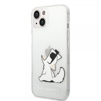 Karl Lagerfeld iPhone 14 Plus Deksel Fun Choupette Transparent
