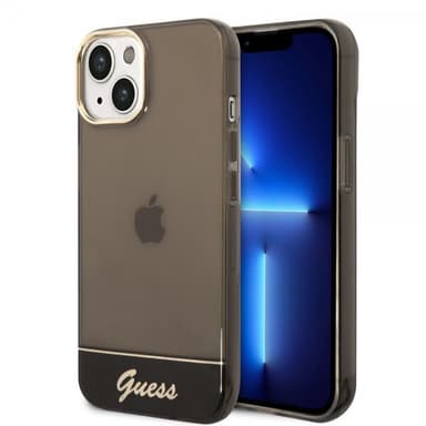 Guess iPhone 14 Plus Deksel Translucent Svart