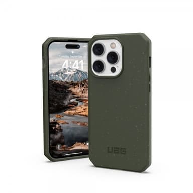 Urban Armor Gear (UAG) iPhone 14 Pro Deksel Outback Biodegradable Cover Olive