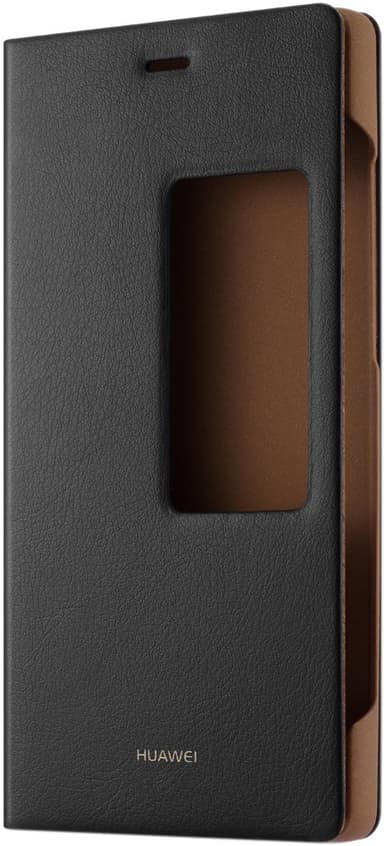 Huawei P8 smartcover mobildeksel (sort)