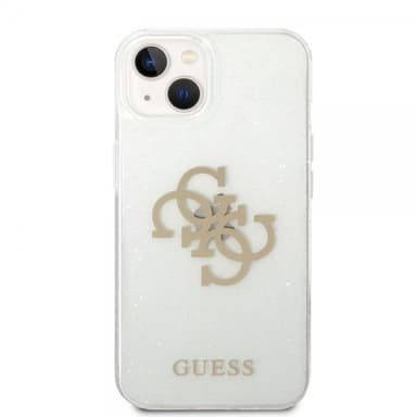 Guess iPhone 14 Plus Deksel Full Glitter Transparent