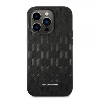 Karl Lagerfeld iPhone 14 Pro Max Deksel Saffiano Monogram Svart